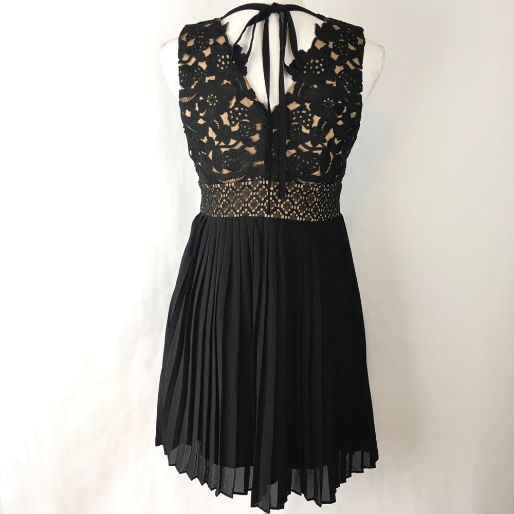 HEARTLOOM Women's Cocktail Dress Black Illusion - Picture 2 of 8